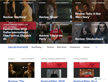 Tablet Screenshot of dallasfilmnow.com